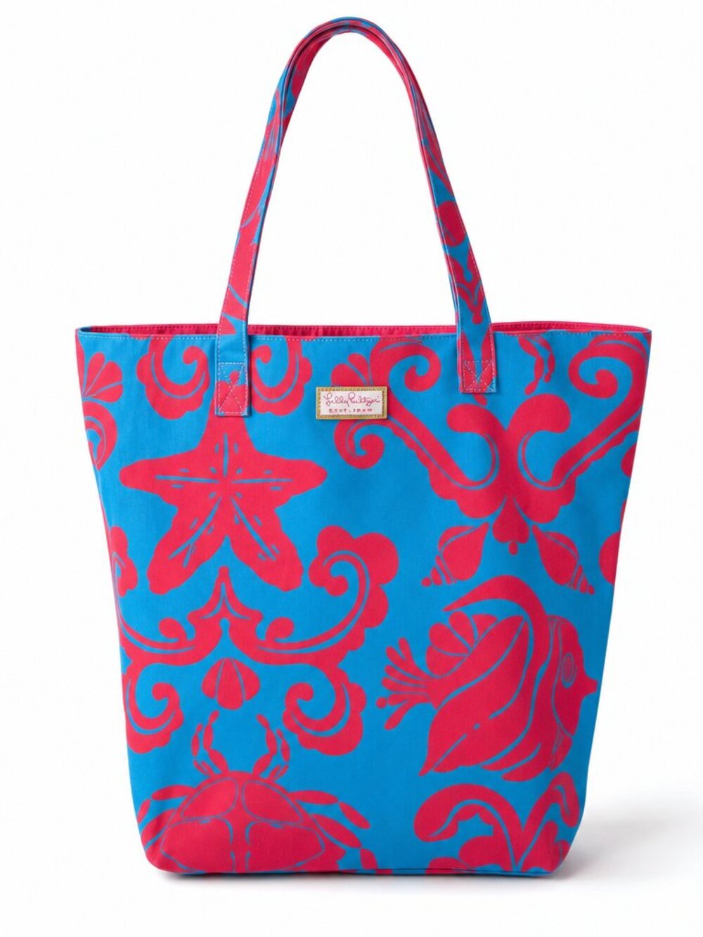 Lilly Pulitzer "Shell We Dance" Tote Bag and Sunglasses